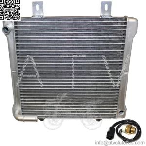 Radiator for Polaris Sportsman 400 2001 2002 2003 2004 With Heat Sensor