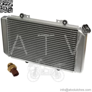Radiator for Yamaha Grizzly 660 YFM660F 4X4 2003 2004 With Heat Sensor