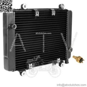 Radiator With Sensor for Kawasaki KVF650 Brute Force 650 4X4 2005-2010