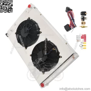 For 1973-1987 GMC Chevy C/K C10 C20 C30 K10/20 Truck CC716 3 Rows Radiator&Fan