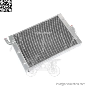 2-Row Radiator for POLARIS RZR XP 4 Turbo 2017 2018 2019 2020 2021 2022#1241117