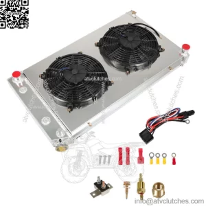 3Row Radiator+Shroud Fan+Relay For 1973-1990 Chevy C/K10 20 30 Pickup Blazer/GMC