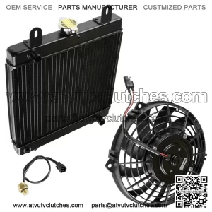 Polaris Scrambler 500 2X4/4X4 2001-2003 Radiator & Cooling Fan