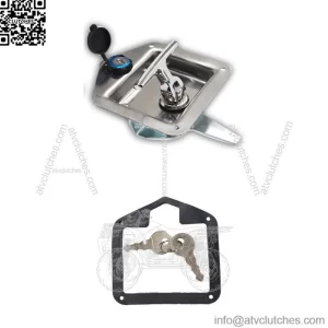Trailer Door Latch T-Handle Lock Keys For Camper RV Truck Tool Box