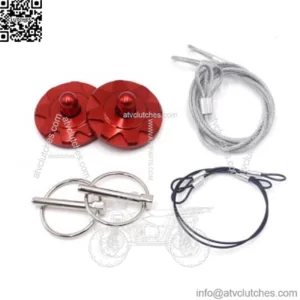 Hood lock#red