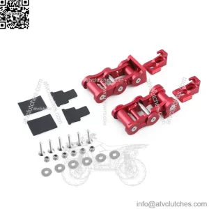 07-17 Wrangler JK hood lock #red