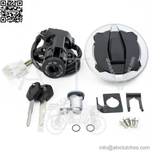 Kawasaki Ninja 650 Z650 EX650 2017+ Ignition Switch Lock Cap Cover Key Set