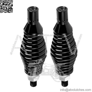 Pair UTV RGB LED Whip Lights Spring Mounting Bracket Base Mounts For Polaris RZR (For: More than one vehicle)