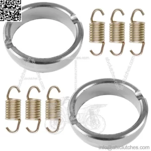 Exhaust Spring & Muffler Gasket Seal For Polaris RZR XP 1000 EPS 2014 (For: Polaris)