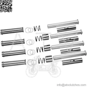 Drag Pushrod Tube Kit Package Chrome Harley Big Twin 79-84 Shovelhead (For: Harley-Davidson)
