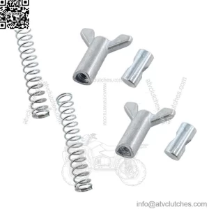 2 Rear Brake Adjuster Hardware Kit for Honda TRX250 TRX300 TRX350 TRX400 420 500 (For: More than one vehicle)
