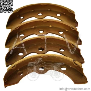 4PK Brake Shoes for Club Car DS golf cart, Carryall (Manual Adjust) 101146302