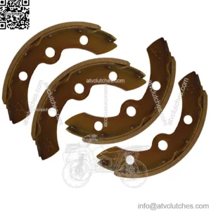 4PK Gas Electric Golf Cart Brake Shoes for Club Car 1995&Up DS Precedent Brakes
