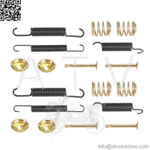 Golf Cart Bendix Drum Brake Shoes Spring Hardware Kit for EZGO 1991-up & Yamaha