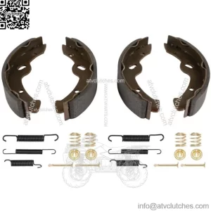 Golf Cart Brake Shoes With Spring Kit For EZGO TXT Medalist 1997+, Gas RXV 08+
