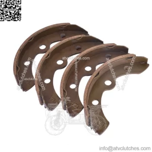 For Club Car DS G&E 1995-up & Precedent 2004+ Golf Cart 4 Brake Shoes Pads