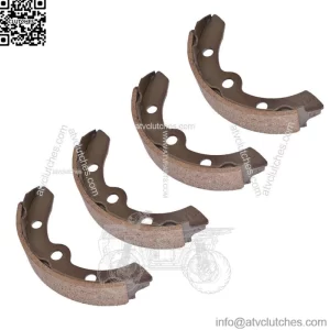 Set Of 4 Rear Brake Shoes For Club Car Golf Cart 1981-1994 G&E Models #1011463