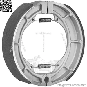 Rear Brake Shoes Pads for Suzuki Eiger 400 LT-F400 2002-2008, King Quad 400 LT-A400F 2008-2015, LT-F400F FSi 2012-2015- LT-A400FZ ASi 2011-2017, LT-A400 2008-2009, LT-F 4WD 1997-1998, Replace S606