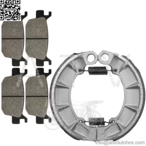 for Honda TRX500 Fe Fpe Foreman 4X4 2005-2011 Front & Rear Brake Pads Shoes