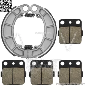 Front Brake Pads & Rear Shoes for Honda TRX420FPM TRX420TE TRX420TM 2007-2018