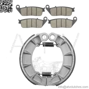 Front Brake Pads & Rear Brake Shoes for Honda VF750C VF750C2 Magna 750 97-03