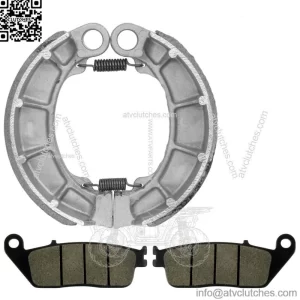Front Brake Pads & Rear Brake Shoes for Honda VT600C Shadow 600 VLX 1994-2003
