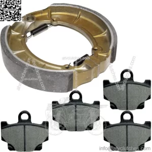 Front Brake Pads & Rear Shoes for Yamaha XJ750 XJ750D XJ750M Maxim 750 1981-83