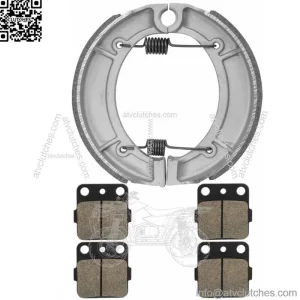 for Yamaha Grizzly YFM600 YFM600F HD 2000-2001 Front Rear Brake Pads Shoes