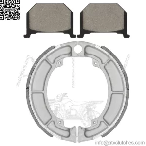 for Kawasaki KZ305 KZ 305 CSR LTD 1981-82 1987-88 Front Brake Pads & Rear Shoes