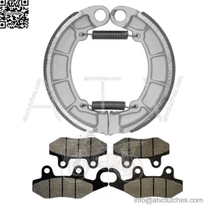 Front & Rear Brake Pads Shoes for Kawasaki KLF400 Bayou 400 4X4 1993-1999