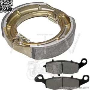 Front Brake Pads & Rear Shoes for Suzuki VL800Z Intruder 800 Volusia 2003 2004