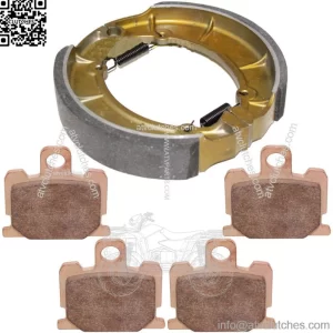 Front Brake Pads & Rear Brake Shoes for Yamaha XJ750R Seca 750 1981 1982 1983