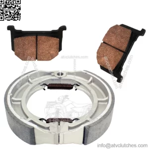 for Suzuki Gs250 Gs250T 1980 1981 Front Brake Pads & Rear Brake Shoes