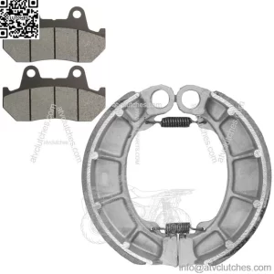 Front Brake Pads & Rear Brake Shoes for Honda VF500C V30 Magna 500 1984 1985