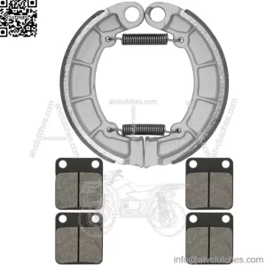 Front & Rear Brake Pads Shoes for Kawasaki KVF400 Prairie 400 1998 99 00 01 02