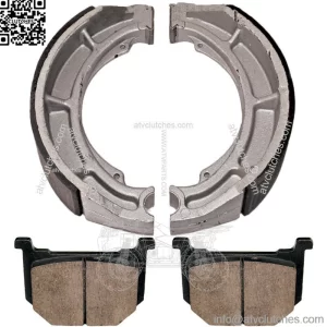for Suzuki GS750T GS750Tz GS750Td 1982 1983 Front Brake Pads & Rear Brake Shoes