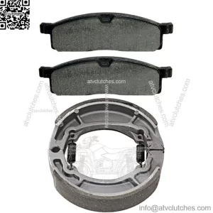 for Yamaha Tt350 Acier Tt 350 1986-1993 Front Brake Pads & Rear Brake Shoes
