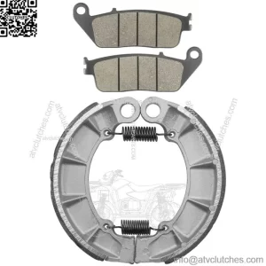Front Brake Pads Rear Brake Shoes for Honda VT750C VT750CD Shadow Deluxe 98-02