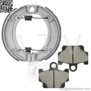 for Yamaha XS400R Seca 400R 1982 1983 Front Brake Pads & Rear Brake Shoes