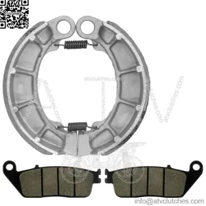 Front Brake Pads & Rear Shoes for Honda VT600Cd VT600Cd2 Shadow 600 VLX Deluxe