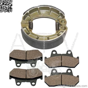 Front Brake Pads & Rear Brake Shoes for Honda VF700C 1984, VF700S 1984 1985