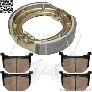Front Brake Pads & Rear Brake Shoes for Suzuki Gv700Gl Madura 700 1985