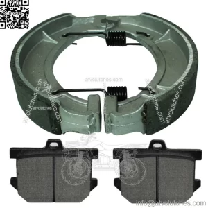 for Yamaha XS360 XS360C XS360D XS3602D 1976 1977 Front Rear Brake Pads & Shoes