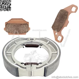 for Suzuki GS400 GS400E 1978 Front Brake Pads & Rear Brake Shoes