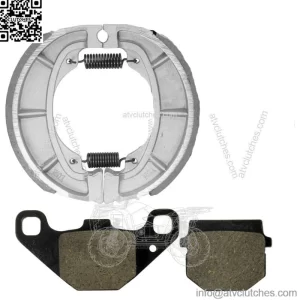 Front Brake Pads and Rear Shoes for Suzuki AH80 1992, AN125HK 2006 2007 2008