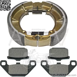 Front Brake Pads & Rear Brake Shoes for Kawasaki VN700 Vulcan 700 1985