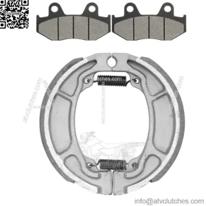 Front Brake Pads and Rear Brake Shoes for Honda FTR223 FTR 2000-2013