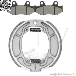 Front & Rear Brake Pads Shoes for Honda Spacy 100 Scr100Wh 02 03 04 05 06 07