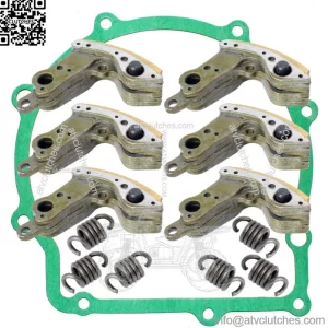 Wet Clutch Shoes & Gasket for Yamaha Rhino 700 Fi YXR700 2008-2013(For: Yamaha Rhino 700)