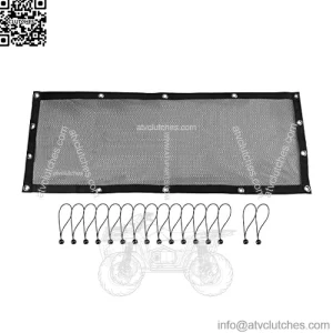 UTV Rear Window Net Soft Window Mesh Comaptible for RZR 570 800 1000 900 for 2015-2022 RZR XP Turbo (2 Seats) Sunshade Mesh Cover for 2014-2021 RZR XP 1000 UV Resistant Prevent Dirt Mud